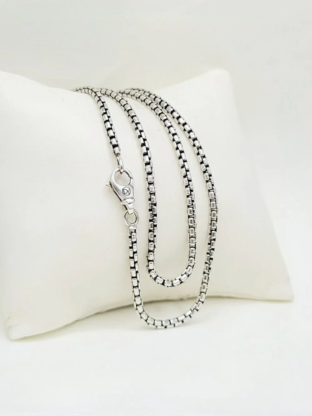 David Yurman Box Chain Necklace in Sterling Silver - 2.7mm - 20